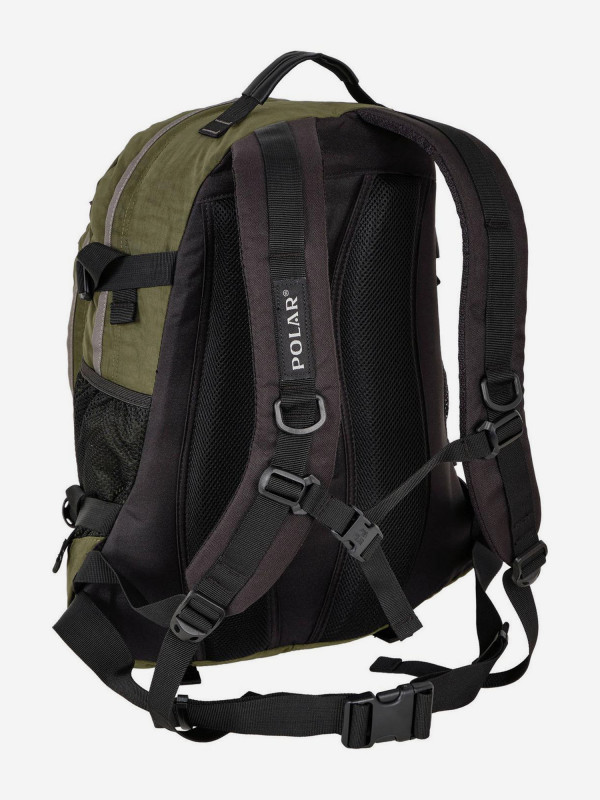 П1956-06 (т.серый) Рюкзак со шнурками (Серый тёмный/27*46*16/полиэстер/0,8 кг/20 литров/Polar)