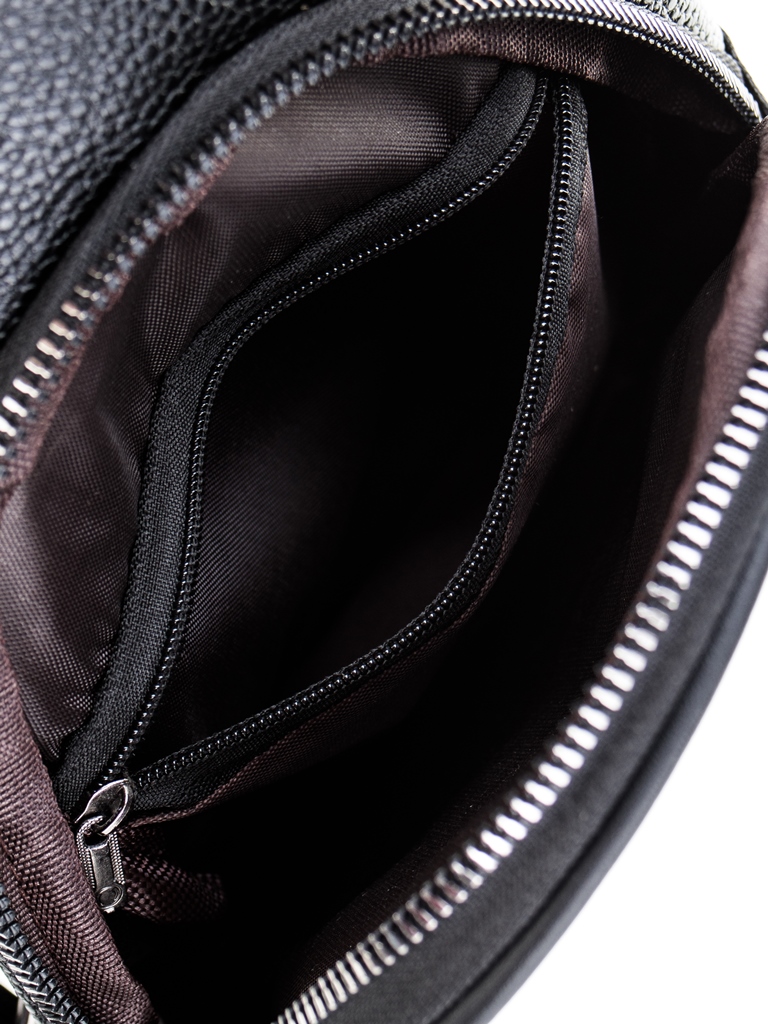 603 РЮКЗАК Экокожа (чёрный) (Черный/15*26*4/Экокожа)