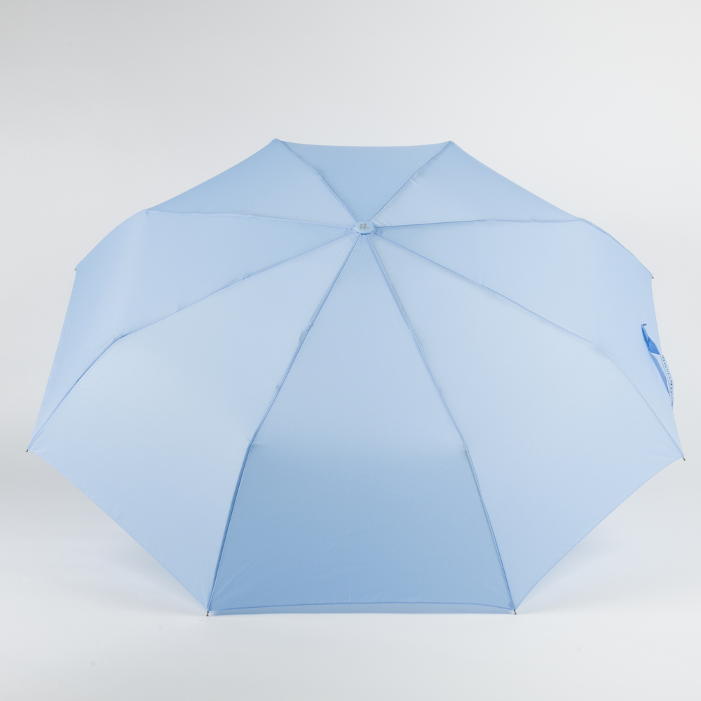 RX-43910 зонт, женский, 3 слож, полный автомат, однотонный (однотонный/8-58/эпонж/Russian Look)