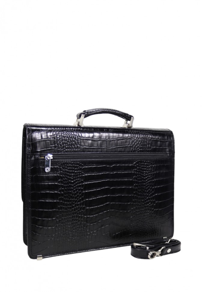 0376-53 Портфель натуральная кожа KARYA (Черный/37*28*7/натуральная кожа/KARYA)