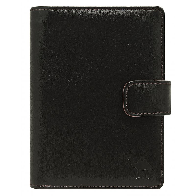 763 Портмоне с блоком для прав и отделением для паспорта (Сахара ) (черный/10*14*3/натуральная кожа/Dimanche)
