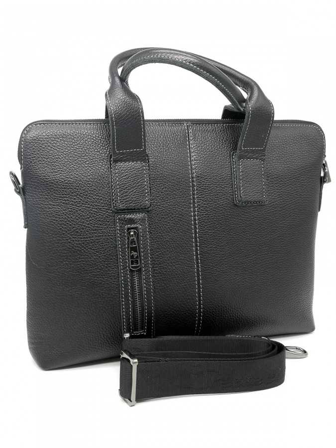 102-21817-1 Портфель мужской кожа (Пеллекон) (черный/36*27*6/натуральная кожа/PELLECON)