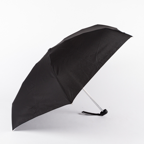 35710 Зонт мужской, 5 сложения,механический, пласт.прямая (Черный/эпонж/Jonas Hanway)