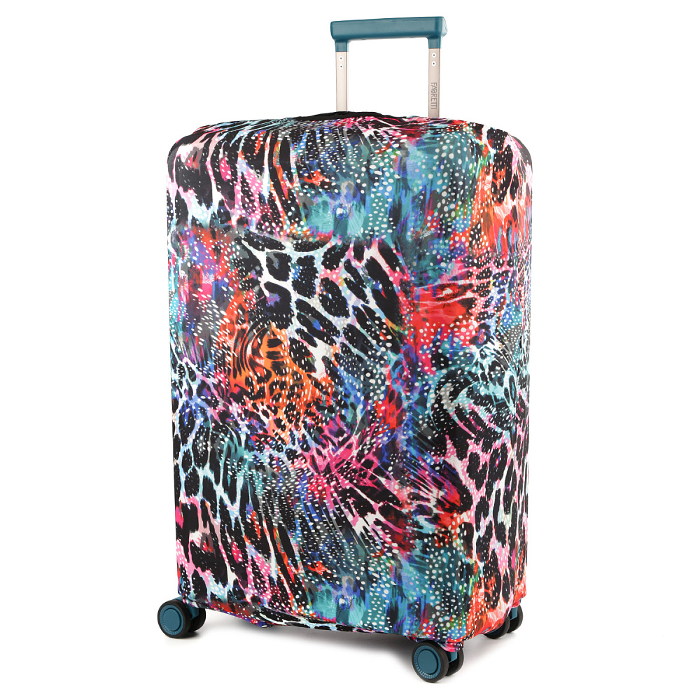 W1052-L FABRETTI Чехлы для чемоданов 92%полиэстер 8%спандекс (синий/L/полиэстер/спандекс/FABRETTI)