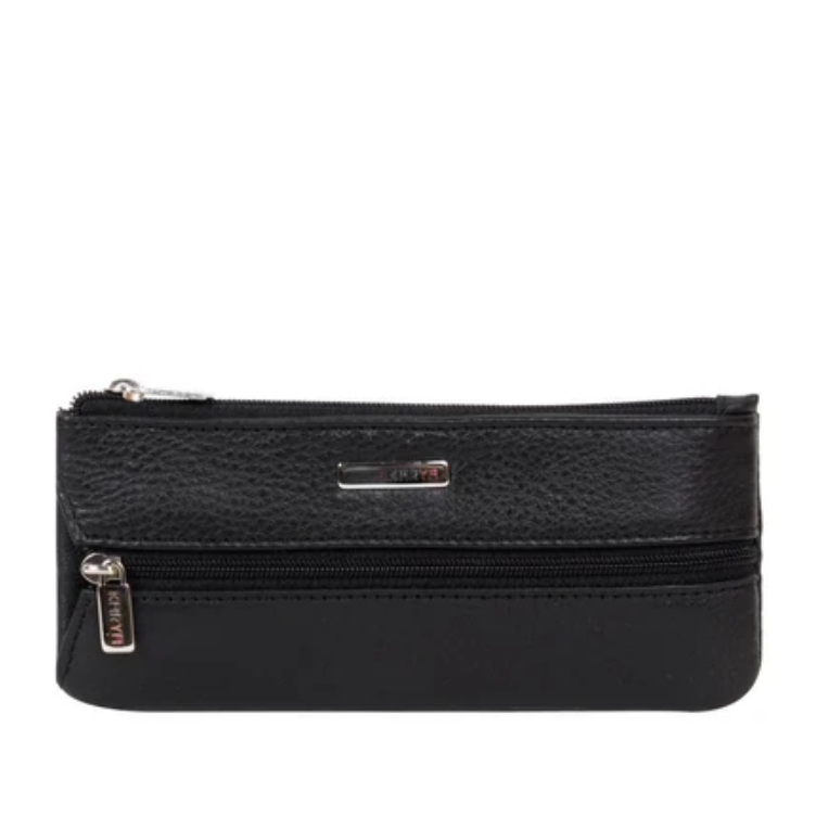 052-45 Ключница натуральная кожа KARYA (Черный/16*7*1,5/натуральная кожа)