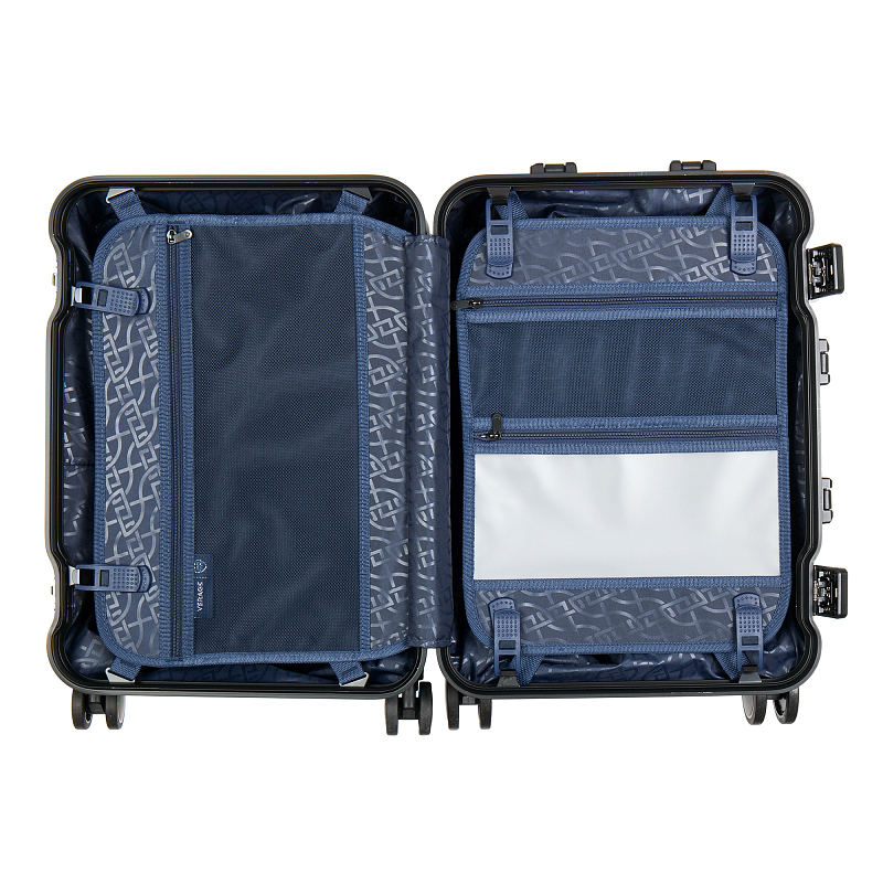 GM20076W19 (black) Чемодан-тележка Verage (Черный/поликарбонат + ABS/S/Verage)