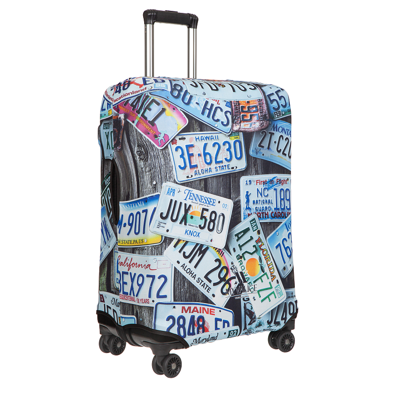 9200 (M))) Защитный чехол для чемодана (мультиколор/полиэстер/M/Verage)