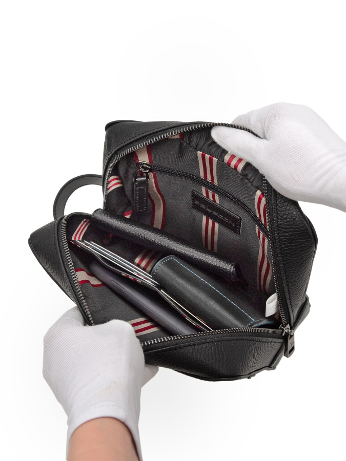 102-82603-1 Органайзер дорожный кожа Пеллекон (черный/22*16*7/натуральная кожа/PELLECON)