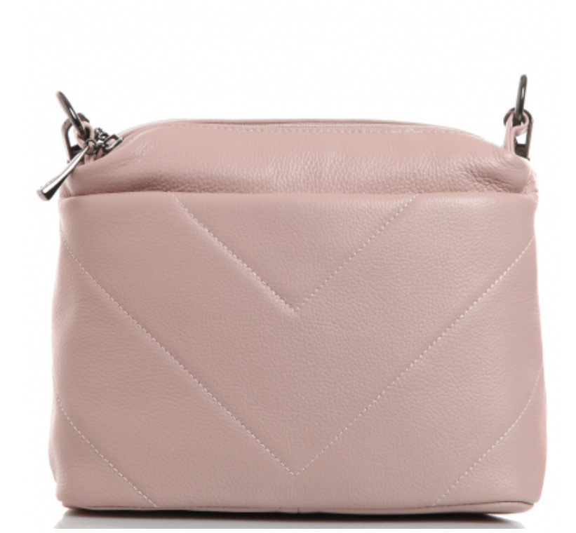 8298К Сумка женская натуральная кожа (l pink) (Розовый светлый/натуральная кожа/Redmond)