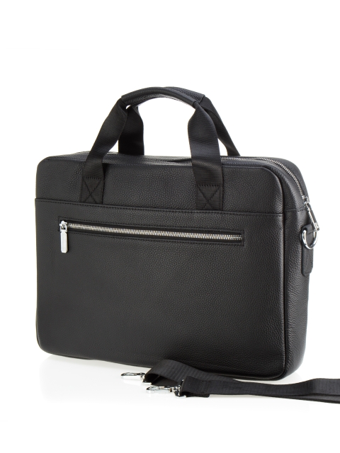 38 Сумка мужская натуральная кожа (Черный/42*32*10/натуральная кожа)