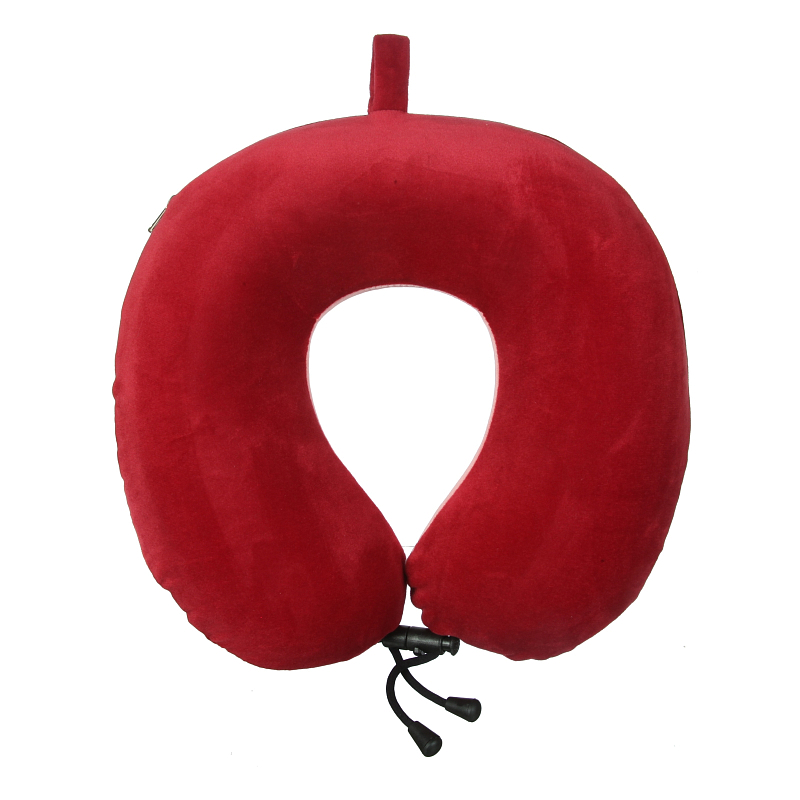 VG5213 (coral red-burgundy))) Дорожная подушка Verage (бордовый/30*27*11/полиуритан/Verage)