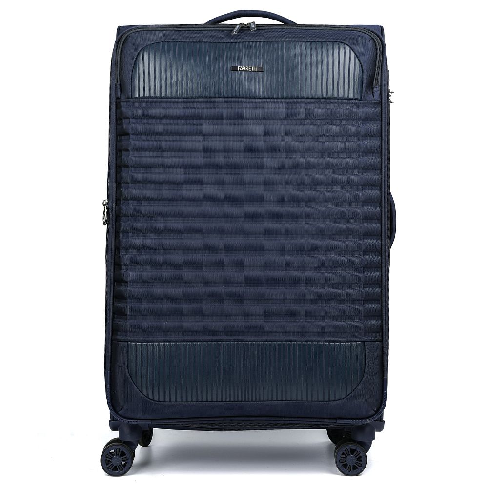 TRM2311-28-8 FABRETTI Чемодан 4-х колесный 100% полиэстер (Синий/48*80*33/полиэстер/L/FABRETTI)