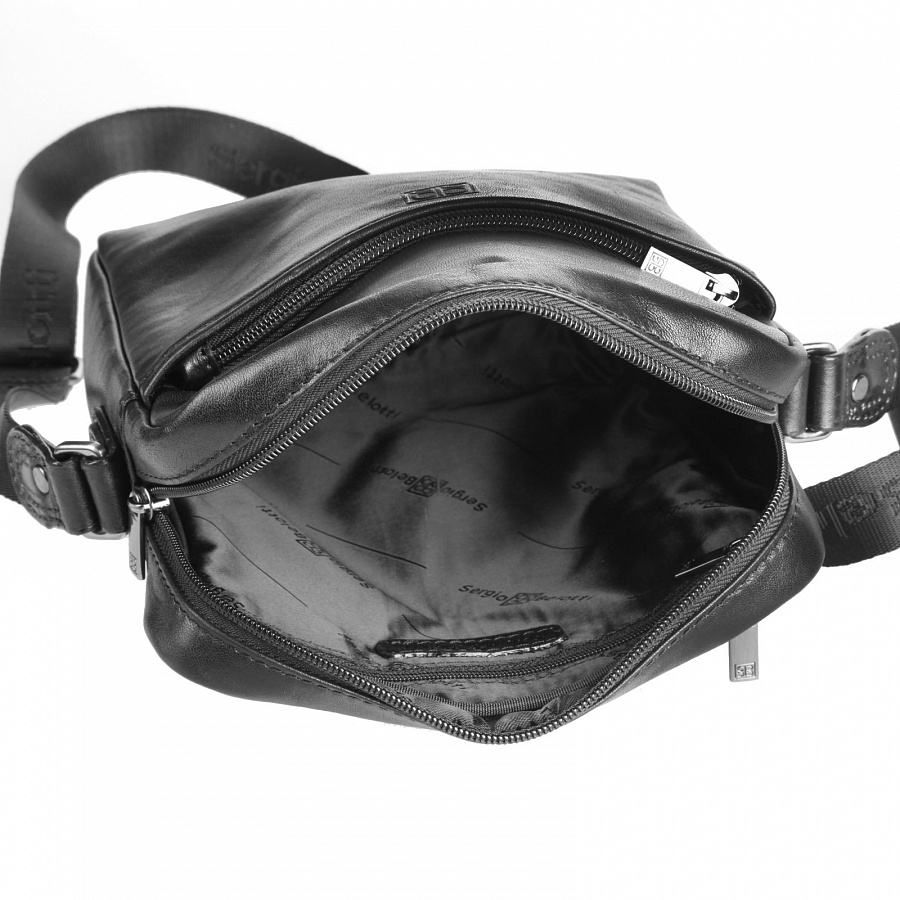 9272 (milano black) Планшет Sergio Belotti (черный/19*22*6/натуральная кожа/Sergio Belotti)