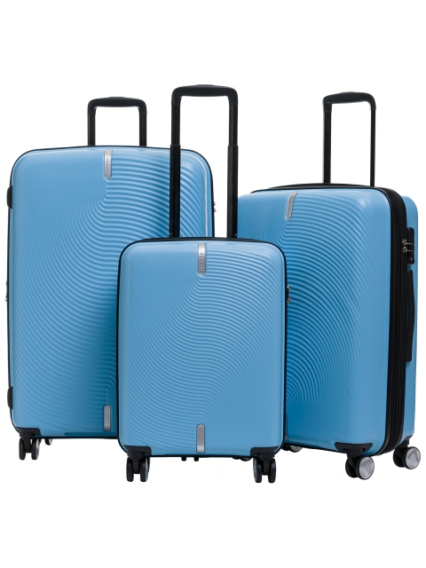 PP21L20BL Чемодан REDMOND полипропилен (Голубой/55*39*20/полипропилен/S/Redmond)