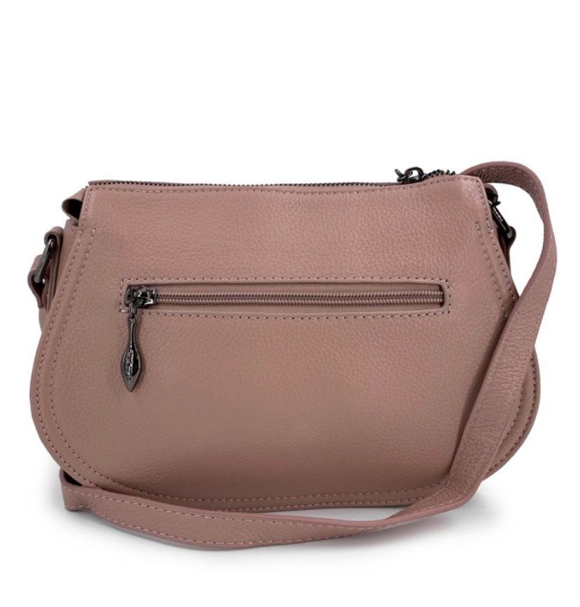 195К Сумка женская натуральная кожа (l pink) (Розовый/натуральная кожа)