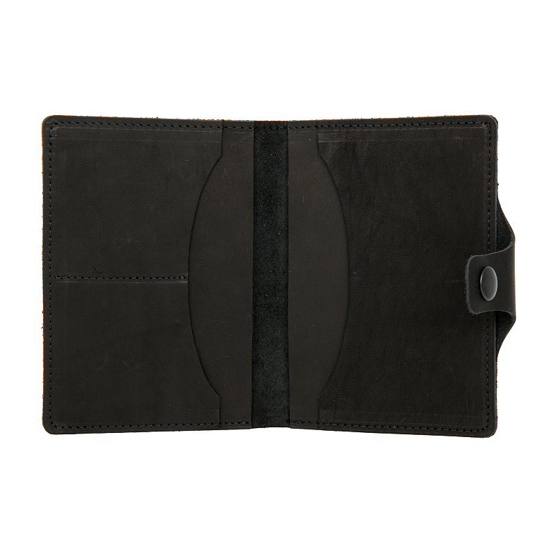 12253 black Портмоне 3 в 1 с отделами для автодокументов и паспорта Conti UOMO (черный/10,5*14,5*1,5/натуральная кожа/Conti Uomo)