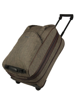 М-7318 Сумка на колёсах катионик коричневый (Коричневый/47*29*22/полиэстер/NTL Continent)