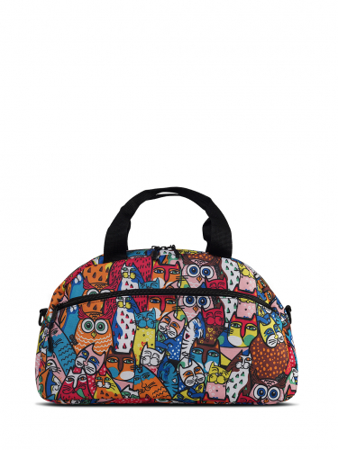 2-322 Сумка дорожная (коты цветные) antan/мультиколор (мультиколор/45*26*21/текстиль/ANTAN)