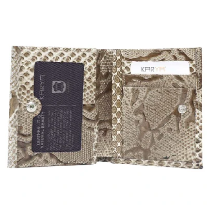 1066-011 Портмоне женское натуральная кожа KARYA (Бежевый/10*10*2/натуральная кожа)