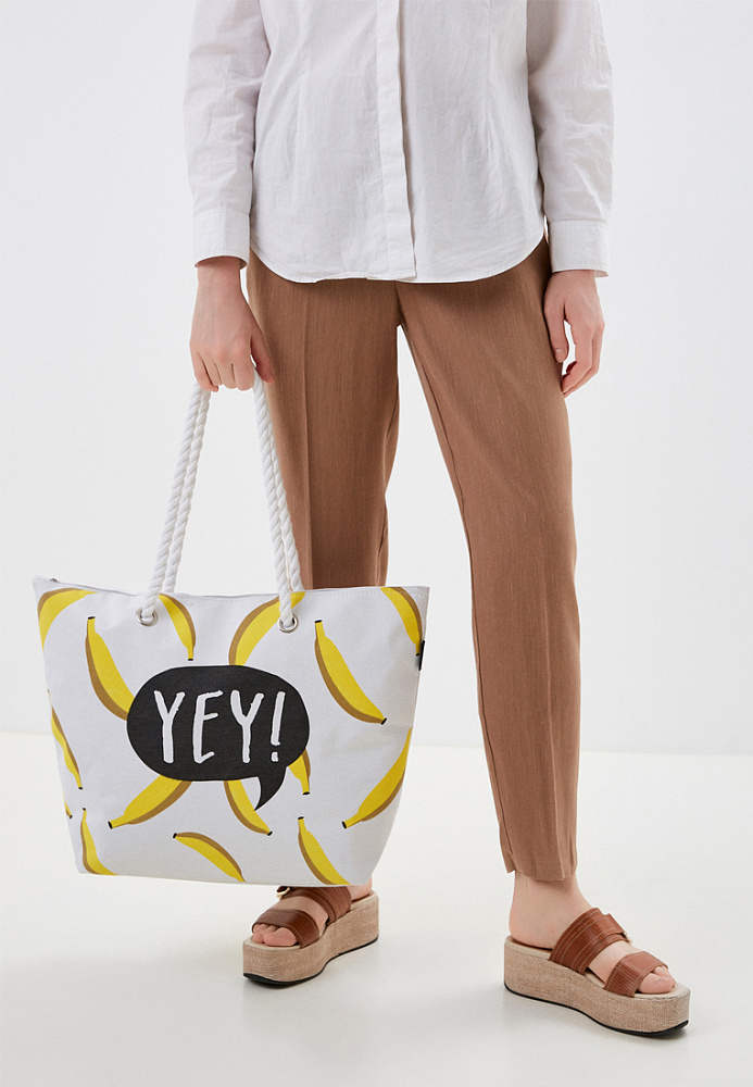 CB10-4 FABRETTI Сумка полиэстер (Белый/38*36*17/полиэстер)