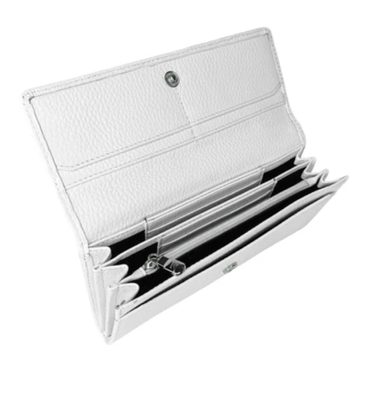 1191-09 Портмоне натуральная кожа KARYA (Белый/19*10*3/натуральная кожа/KARYA)