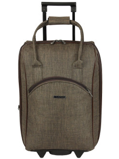 М-7318 Сумка на колёсах катионик коричневый (Коричневый/47*29*22/полиэстер/NTL Continent)