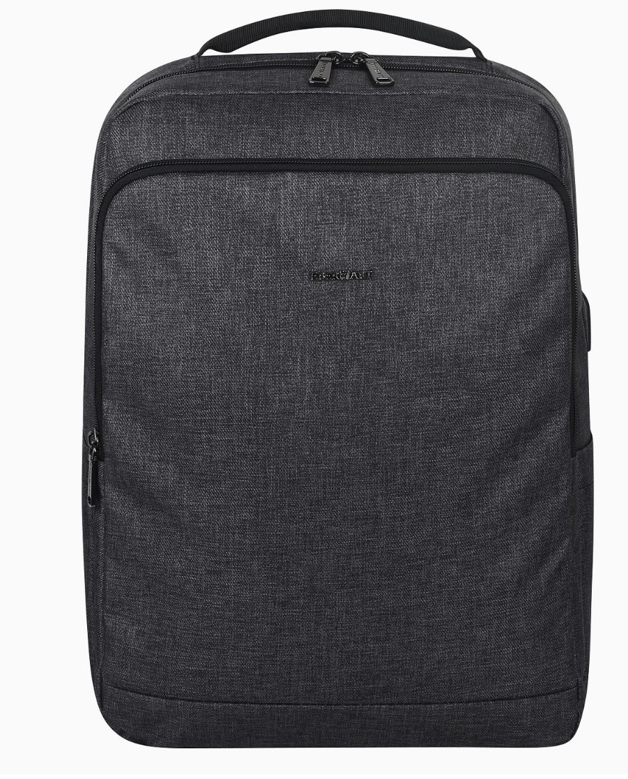 EBH29827-DG-14 Рюкзак (Серый тёмный/30*42*14/нейлон/0,66 кг/Eberhart)