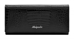 72032-3-46# Black Кошелек Большой Malgrado (черный/18,5*9*2,5/натуральная кожа/Malgrado)