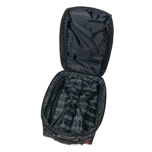 М-7622-1 Сумка на колесах дизайн париж (фиолетовый/33*54*31/катионик/NTL Continent)