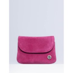 Ri-121KWC Кошелек женский Фуксия замша (фуксия/11*10*0,5/натуральная замша/Richet)