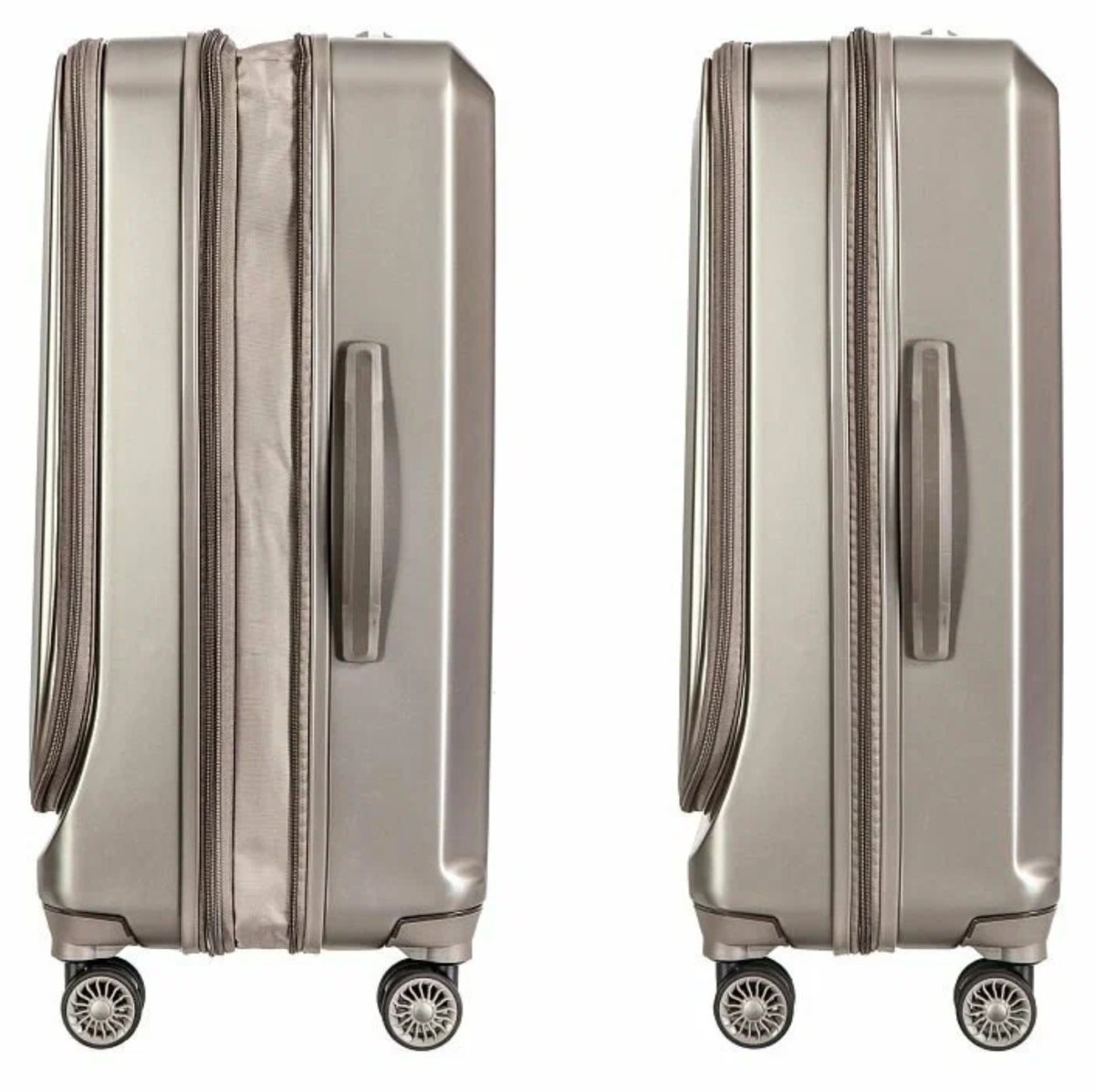 GM19031W25 (champagne) Чемодан-тележка Verage (Бежевый/48*69*27/поликарбонат + ABS/M/Verage)