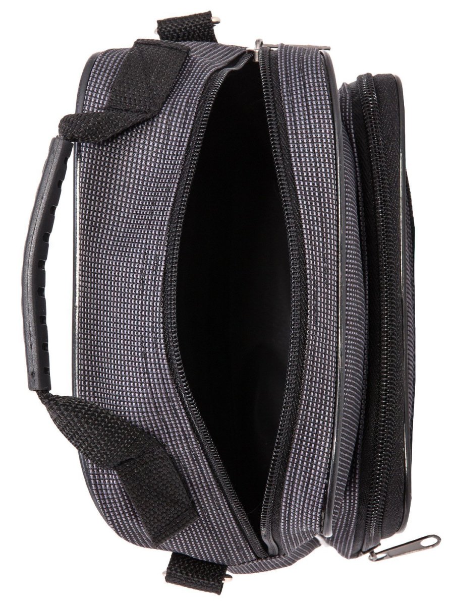 2 Визитка 05 Сумка мужская серый (Серый/текстиль/S.Lavia)