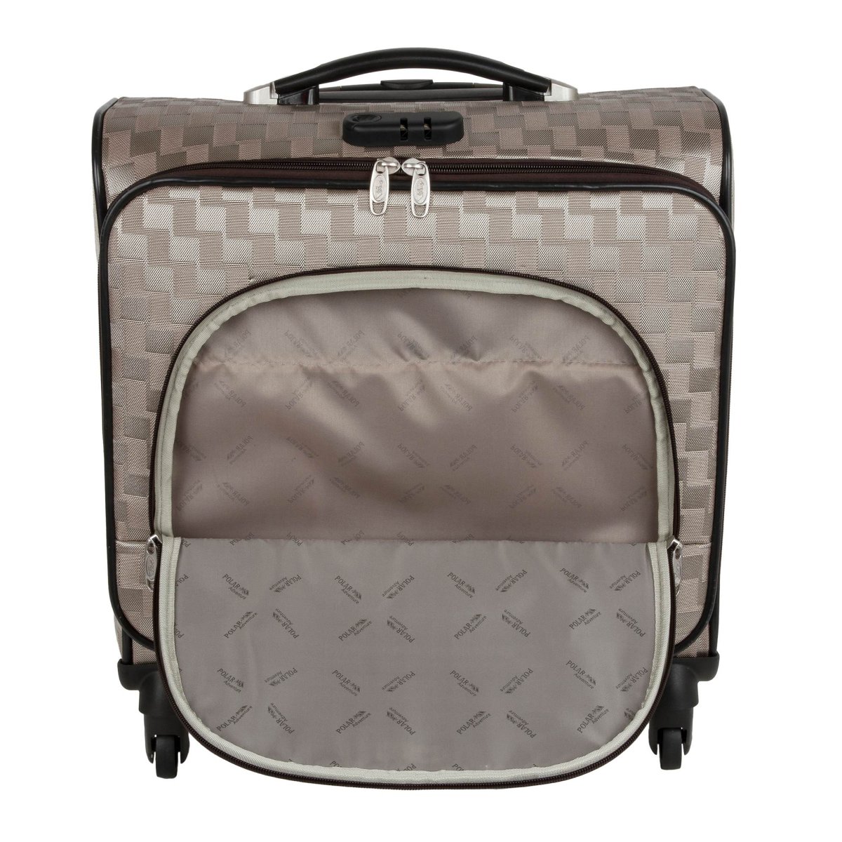 П7083 сумка Пилот черная 4 колеса (чёрный) (Черный/43*43*20/полиэстер/2,7 кг/35 литров/Polar)