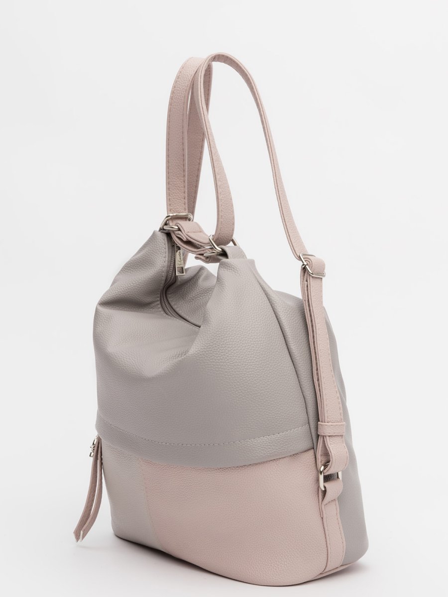 1494 92 54/93 42 Сумка-рюкзак женская (светло-серый/28*30*13/экокожа/S.Lavia)