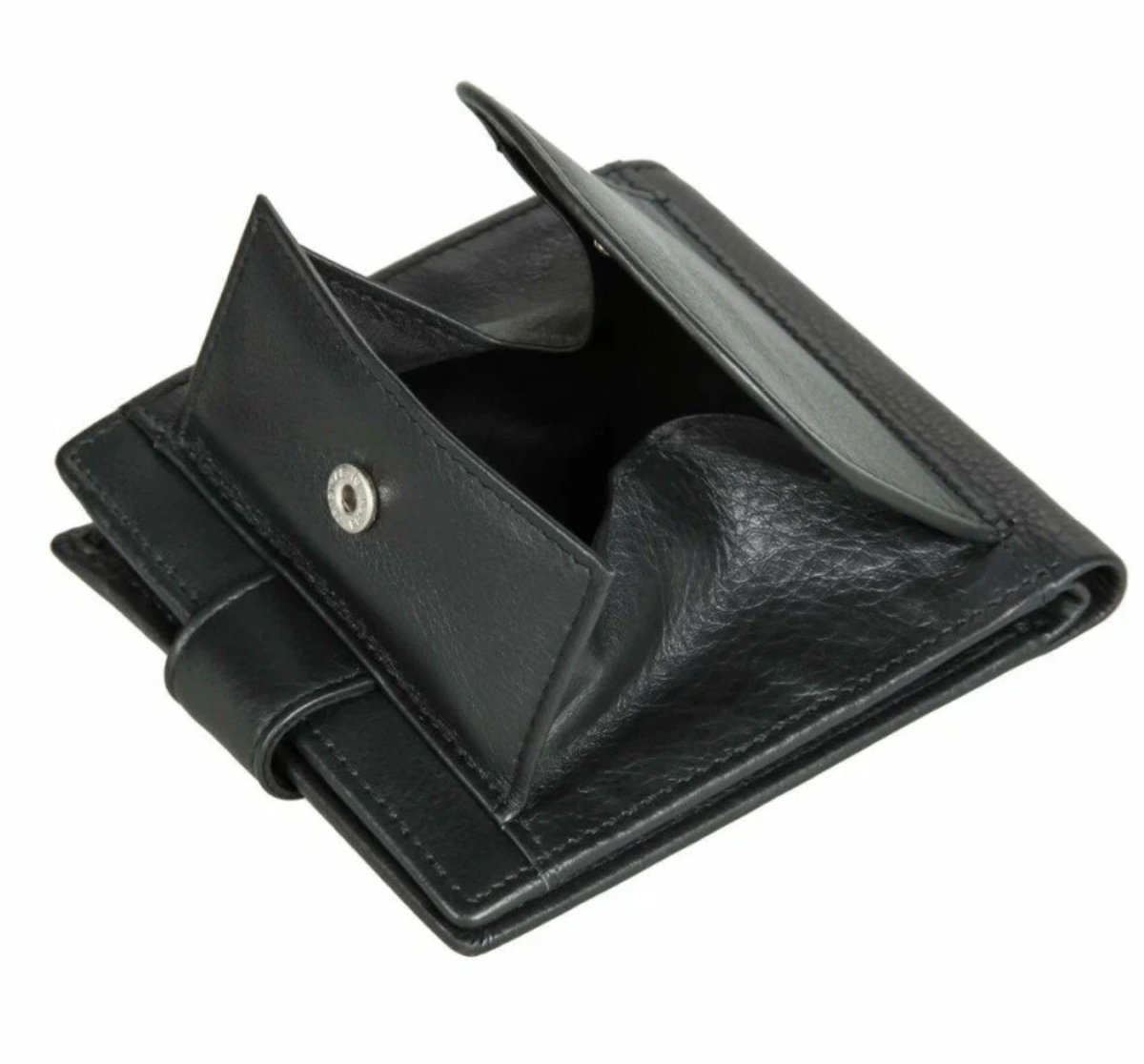 2594-02 (denim black) Портмоне Sergio Belotti  (черный/11,5*10*2/натуральная кожа/Sergio Belotti)