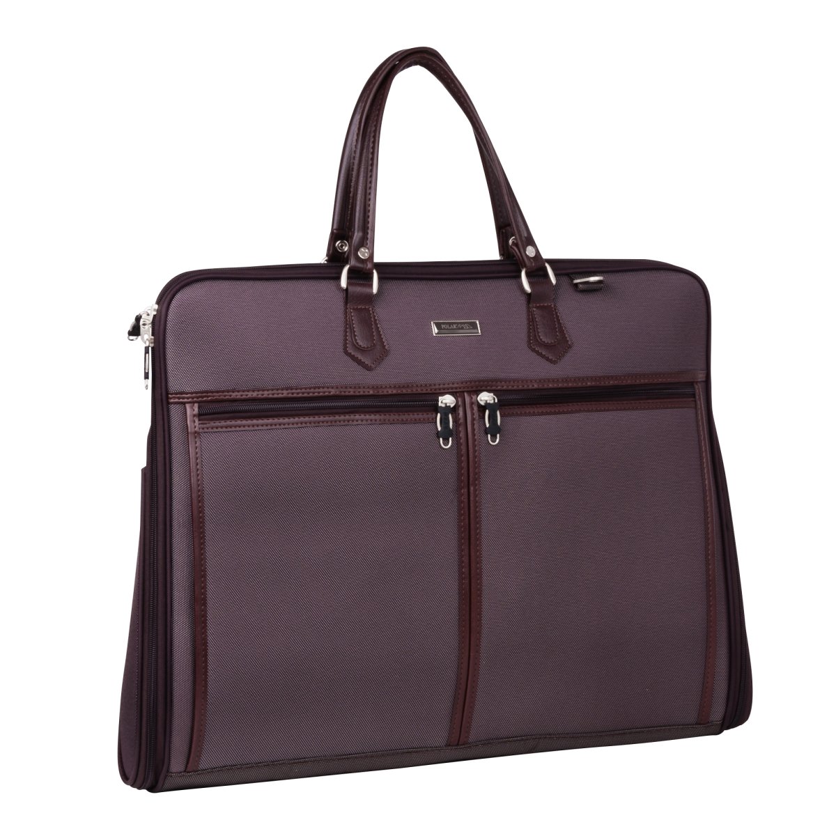 7054 (коричневый) портплед тонкий  (Коричневый/58*46*7/полиэстер/1,3 кг/18 литров/Polar)