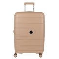 EN9520-24-13 Чемодан 4-х колесный 100% полипропилен FABRETTI  (Бежевый/45*66*26/полипропилен/M/FABRETTI)
