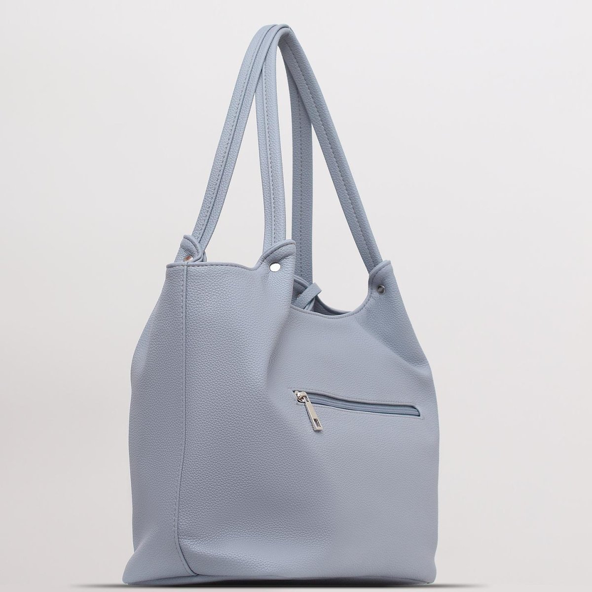 2535VN Сумка женская Голубой (Серый/32*25*12/Экокожа)