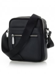 19 Сумка мужская натуральная кожа чёрный (черный/19*18*7/натуральная кожа/Redmond)