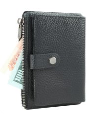 34016-5001D Black Кошелек (Malgrado) (черный/натуральная кожа/Malgrado)