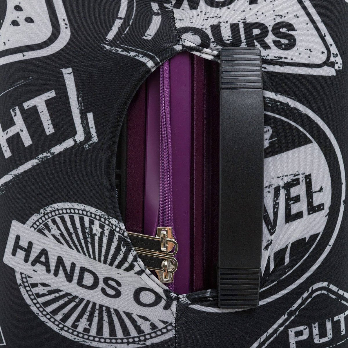 EBH503-L Чехол для чемоданов Warning Mix (спандекс/L/Eberhart)