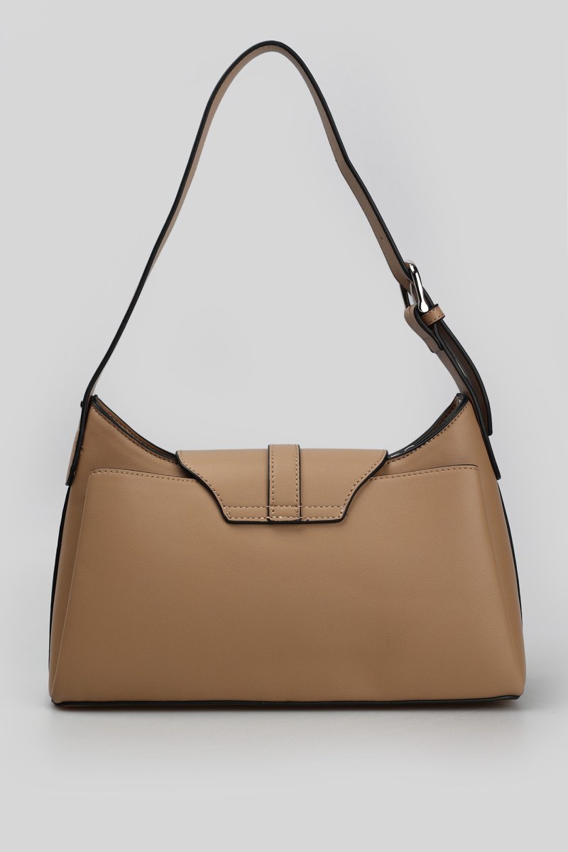 110-102-39 Сумка женская экокожа (бежевый) (Бежевый/28*10*17/Экокожа/M/Redmond)