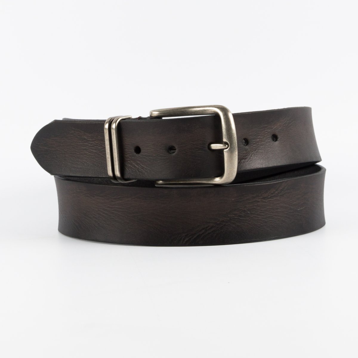 CHERKESSK03-J-02 Ремень мужской Jonas Hanway (коричневый) (Коричневый/3,8*110-130/натуральная кожа/Jonas Hanway)