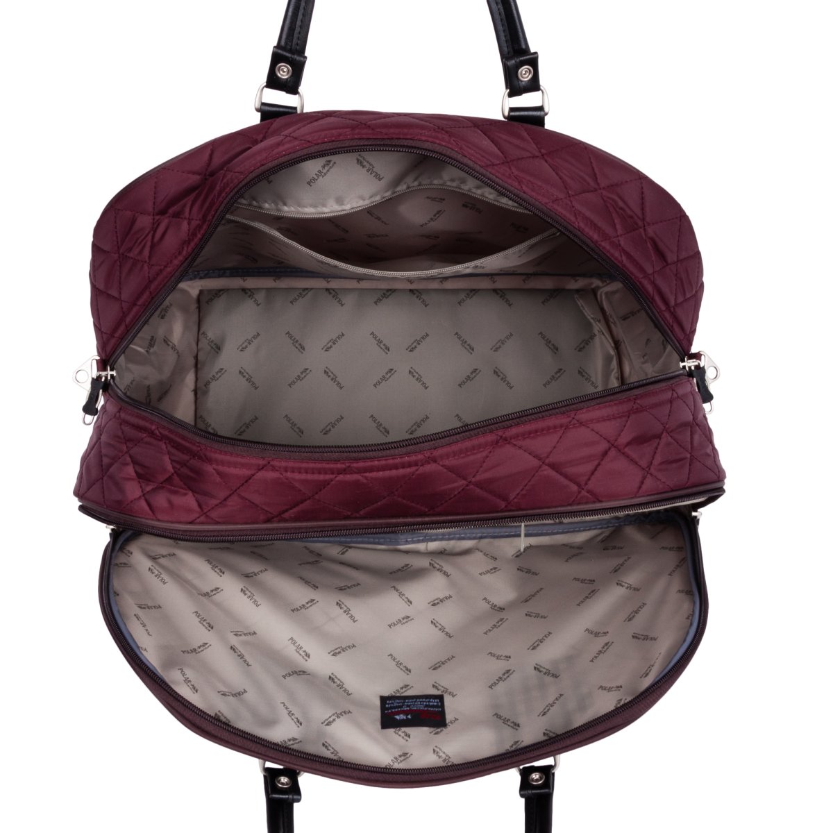 7049.2 (бордовая) Стежка сумка дорожная (Бордовый/52*33*27/полиэстер)