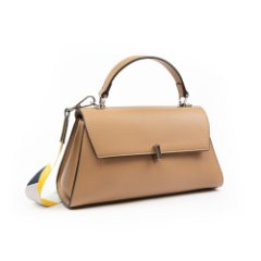 110-170-39 Сумка женская (бежевый) (Бежевый/27*8*14,5/Экокожа/M)