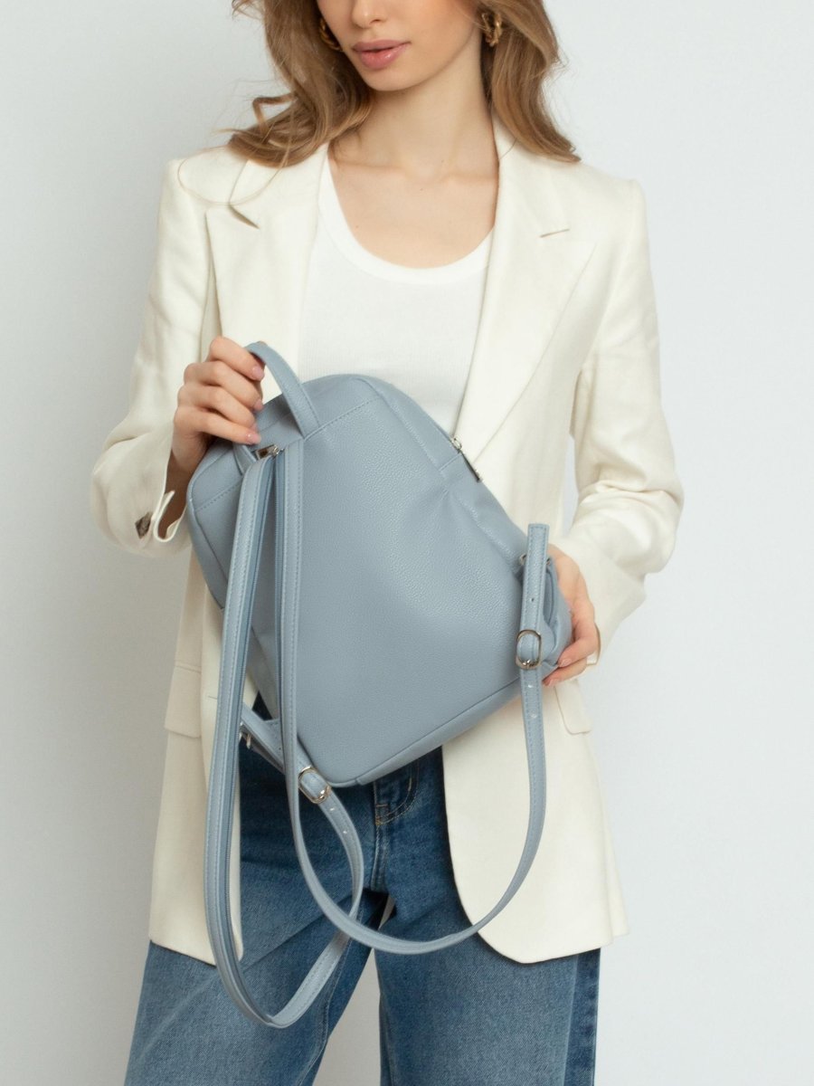 1005VN Рюкзак женский Голубой (Голубой/23,5*28,5*11/Экокожа/Richet)