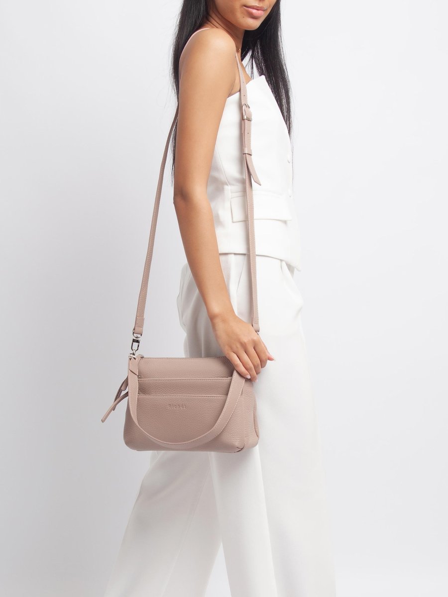 3174LN Сумка женская Пудра (Пудра/26*17*10/натуральная кожа/Richet)