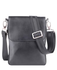 51686 Сумка MORRIS BLACK кожа черный (Черный/20*23*2,5/натуральная кожа/R.Blake)