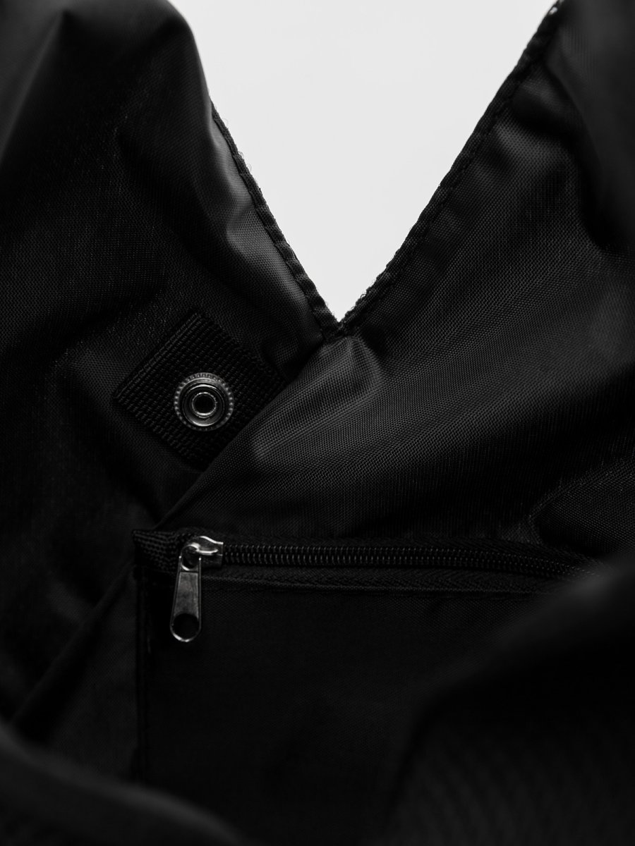 V76 43 01 Сумка женская текстиль (черный) (черный/26*37*7/полиэстер/NaVibe)