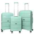 EN7520-20-11 FABRETTI Чемодан 4-х колесный 100% полипропилен (Мята/38*55*18/полипропилен/S/2,8 кг/FABRETTI)